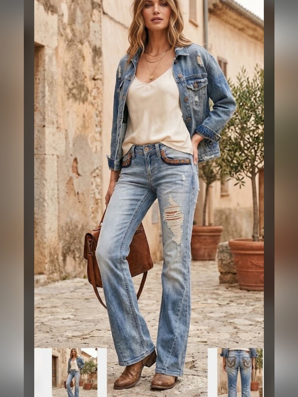 IRO PRINT‎ Designed  VINTAGE JEANS 38
